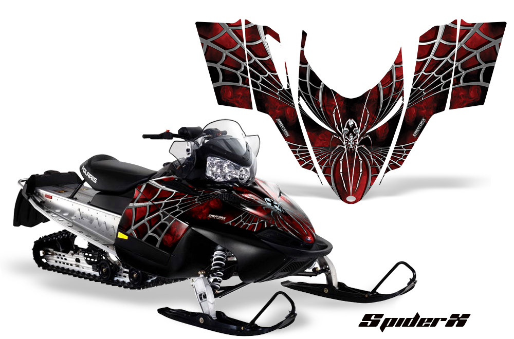 Polaris RMK Shift Chassis Graphics Kit SpiderX Red